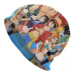 Colorful One Piece Straw Hat Pirates Crew Print Beanie