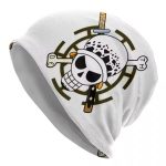 Heart Pirates Trafalgar Law Skull Jolly Roger White Beanie
