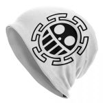 Trafalgar Law Heart Pirates Simple Logo White Beanie